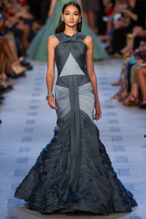 zac posen dress Gray Evening Gown, Bruna Tenorio, Crystal Renn, Fashion Gowns, Zac Posen, Glamour Fashion, Designer Gowns, Gorgeous Gowns, Beautiful Gowns