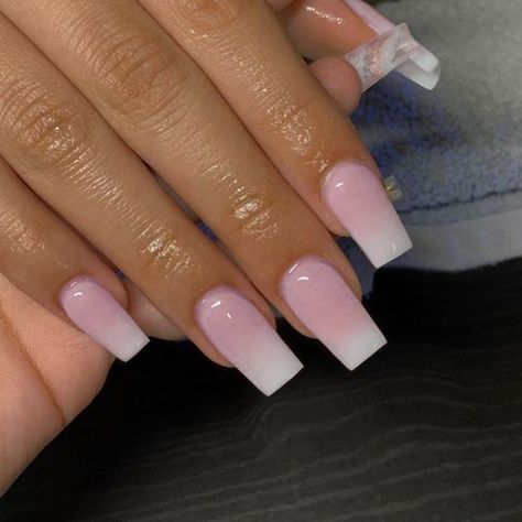 PRICES MAY VARY. 🤗【Natural Appearance】Ombre glue on nails Long nails look realistic and natural.Great length and super comfortable to wear.Some simple steps allow you to get the same impressive professional effect at home.Gradient pink nails press on feel almost weightless on your fingertips, making ombre press on nails medium Long perfect for comfortable everyday wear. 🤗【Perfectly Handmade ombre pink fake nails】Every ombre false nails medium Long is meticulously handmade by our team of experi Acrylic Nails Ombre Square, French Tip And Ombre Nails, Dark Pink And White Ombre Nails, Ombre Nails Square Medium, Cute Ombre Nail Designs, Pink And White Ombre Nails Square, Medium Ombre Nails, Square Nails Ombre, Long Ombre Nails