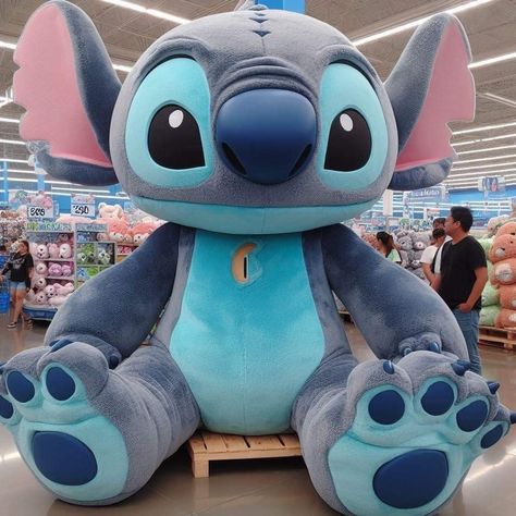 Stitch Big Plush, Stitch Plushies, Stitch Toys, Lilo And Stitch Toys, Lilo And Stitch Cake, Hello Kitty Games, Baby Stitch, Toothless And Stitch, Lilo And Stitch Characters