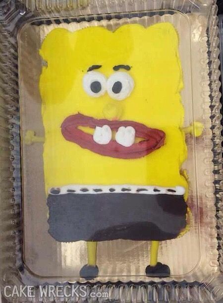 Strange Cakes, Cake Prank, Weird Cakes, Ugly Cake, Dinara Kasko, Shrek Cake, Ugly Cakes, Cake Fails, Random Shapes