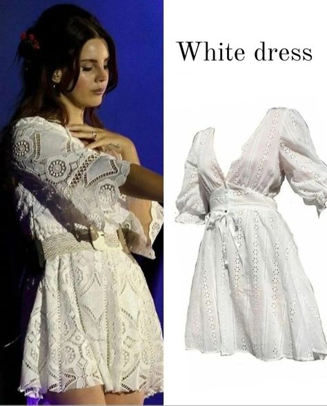 Lana Tour Outfits, Lana Del Ray Clothing Aesthetic, Lana Style Outfits, Lana Del Rey Inspired Dress, Lana Del Ray Style Outfits, Lana Del Rey Dress Inspiration, How To Dress Like Lana Del Rey, Lana Del Rey Fashion Aesthetic, Lana Del Rey Stage Outfits