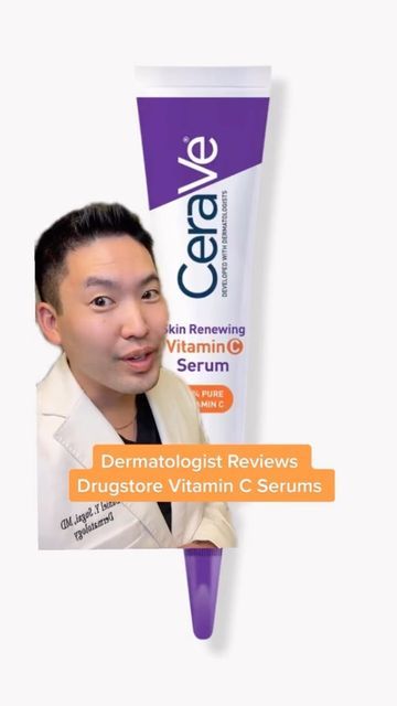 Dr. Daniel Sugai, MD, FAAD on Instagram: "Vitamin C serums are great for skin brightening and may help with fine lines and wrinkles. It protects you from oxidative stress from sunlight but it does not replace sunscreen! Here are affordable options: CeraVe Vitamin C serum Naturium Vitamin C Complex serum La Roche-Posay Vitamin C serum Vichy LiftActiv Vit C Affordability can equal efficacy in skincare 🤙😎" Cera Ve Vitamin C Serum, Affordable Vitamin C Serum, Vitamin C Serum For Sensitive Skin, Vitiman C Serum, Vitamin C Serum Before And After, Best Vitamin C Serum For Face, Drugstore Vitamin C Serum, Cerave Serum, Naturium Vitamin C