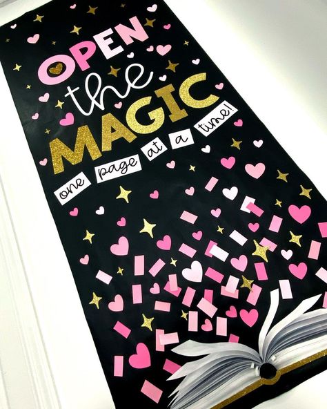 Joey Udovich on Instagram: “I loved designing this door for @ramonarecommends . 💖 📖 ✨ She lives and breaths picture books and shows us the magic behind literature.…” Joey Udovich, Picture Books, First Page, Show Us, Love Design, School Year, Picture Book, The Magic, Literature