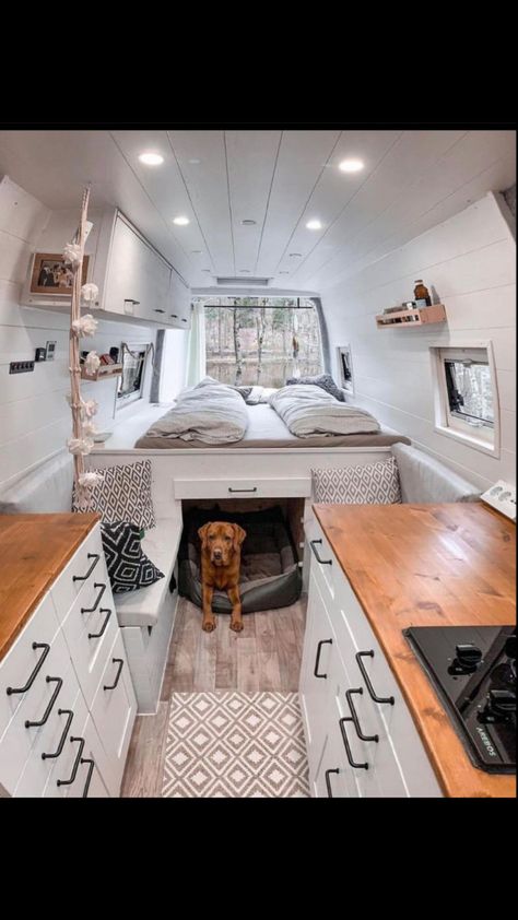 Under Sink Cupboard, Diy Camper Van, Kitchen Led Lighting, Drying Room, Solid Oak Table, Oak Table Top, Van Home, Camper Van Conversion, Van Interior