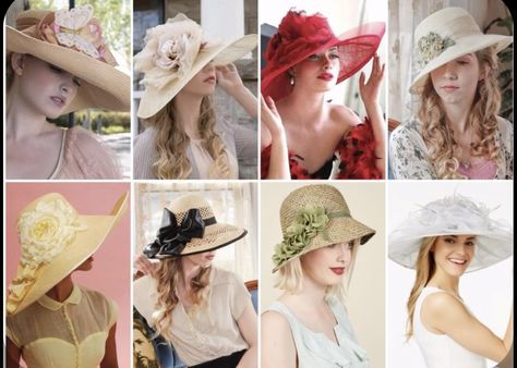 Tea Party Hats For Women Diy How To Make, Adult Tea Party Outfit, Dresses With Hats, Tea Party Hats For Women, Diy Tea Party Hats, High Tea Hats, Tea Party Dresses, 30th Ideas, Sunday Tea