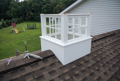 Lighted Cupola, Barn Cupola, Ranch Makeover, Log Cabin Exterior, Roof Cap, Modern Gazebo, Garage Renovation, Home Greenhouse, Craftsman Exterior