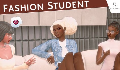 Fashion Student Mod - The Interactions update! | Patreon Sims 4 Model Agency, Sims 4 Modeling Agency, Sims 4 Model Career, Basemental Sims 4 Mod, Virtual Fashion Show, Sims 4 Jobs, Fashion Design Jobs, Fashion Competition, Fashion Agency