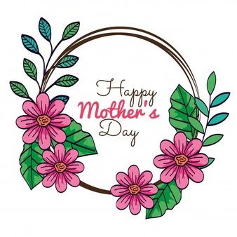 Happy Mother Day Card, Mothers Day Drawings, Happy Mothers Day Card, Happy Mother Day, Card With Flowers, Hand Embroidery Patterns Free, Mothers Day Wreath, Calligraphy For Beginners, Durga Images