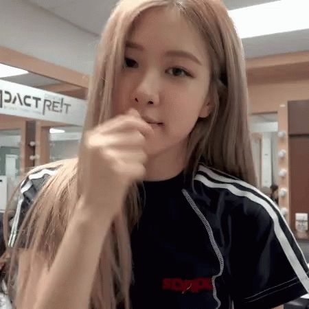 Blackpink Cute GIF - Blackpink Cute Rosé - Discover & Share GIFs Blackpink Gif, Books Wattpad, Wattpad, Gif, Books, Hair