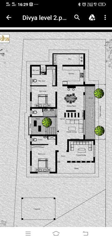 3000 Sq Ft 4BHK Colonial Style Two-Storey House and Free Plan - Home Pictures 4bhk Bungalow Plan, 3000 Sq Ft House Plans, House Plans Single Story, Cozy Cottage House, Kerala Homes, Residential Plan, Kerala House Plans, Barn Dominium, Two Storey House Plans