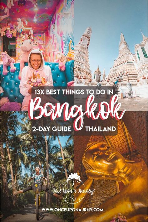 Looking for the best things to do in Bangkok, Thailand? The city is huge and there is so much to do and attractions to visit, so we've rounded up the absolute best things to do in Bangkok on a two day itinerary to the capital of Thailand! #Thailand #Bangkok Bangkok Itinerary, Bangkok Travel Guide, Things To Do In Bangkok, Thailand Travel Destinations, Thailand Itinerary, Thailand Travel Tips, Thailand Travel Guide, Bangkok Travel, Ao Nang