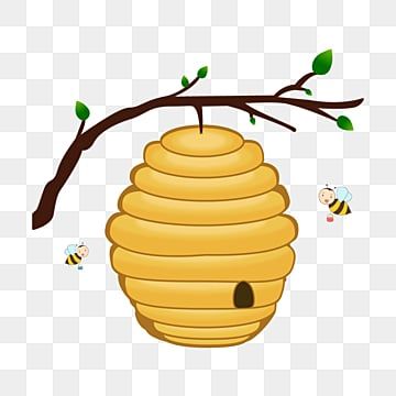 Bee Hive Printable Free, Bee Clipart Free Printables, Winnie The Pooh Bee Hive, Bee Hive Clipart, Beehive Cartoon, Beehive Clipart, Honeycombs Drawings, Honey Bee Cartoon, Bee Themed Classroom