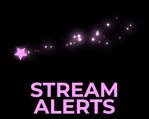 Excited to share the latest addition to my #etsy shop: Animated Alerts for Twitch Streams, Shooting Star and Sparkles Alert Overlay, Follower Subscriber Cheer Host Raid Donation YouTube Facebook https://etsy.me/3BqpSP3 #pink #twitchalerts #animatedalerts #twitchsoundal Be Right Back Twitch, Twitch Gameplay Overlay, Start Streaming Twitch, Twitch Screens, Twitch Stinger Transition, Twitch Alerts, Twitch Overlay, Sketchbook Inspo, Cheer Gifts