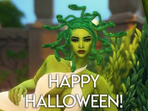 Medusa Hair Sims 4 Cc, Medusa Hair Sims 4, Medusa Sims 4 Cc, Sims 4 Medusa, Medusa Hair, Olive Hair, Ts4 Mods, Sims Stories, Snake Hair