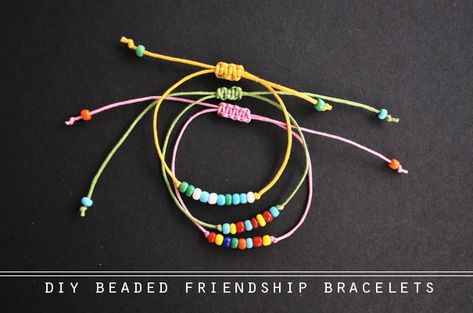 Beaded Friendship Bracelets, Bracelets With Beads, Friendship Bracelet Kit, Diy Bracelets With String, Friendship Bracelets With Beads, Diy Bracelets Easy, Bracelet Knots, Bracelet Kits, Friendship Bracelets Diy