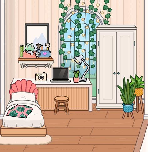 Toca boca bedroom idea Toca Boca Bedroom Idea, Toca Boca Bedroom, Bedroom Idea, Cute Room Ideas, Room Ideas, Bedroom, Bed, Quick Saves