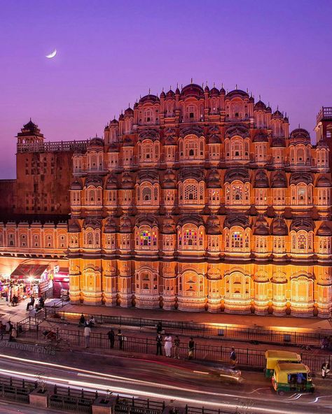 #_indialove  @Regrann from @traveller.chris -  Hawa Mahal glowing in the blue hour right after the sunset. Love the sky in Jaipur its always epic.  #rajasthan #rangeelorajasthan #architecture #_soi #indiapictures #incredibleindia #travelawesome #jj_architecture #streetphotographyindia #wanderlust #visualsgang #exploretocreate #archilovers #lifeofadventure #jaipur #peoplescreatives  #neverstopexploring #buildings #mypixeldiary #getgalvanised #storiesofindia #igramming_india #ig_exquisite #wonderful_places #igworldclub #archilovers #lonelyplanetindia #passionpassport #igersrajasthan by ig_indialove Hawamahal Jaipur, Hawa Mahal, Get Paid To Travel, The Blue Hour, Paid To Travel, India Love, Foreign Countries, Blue Hour, Photo Art Gallery