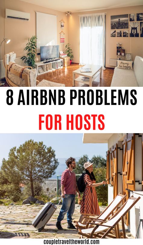 8 Airbnb Problems For Hosts. Host Aesthetic, Airbnb Experiences, Airbnb Host Tips, Host Tips, Airbnb Reviews, Airbnb Hosting, Aesthetic Tips, Welcome Baskets, Airbnb Host