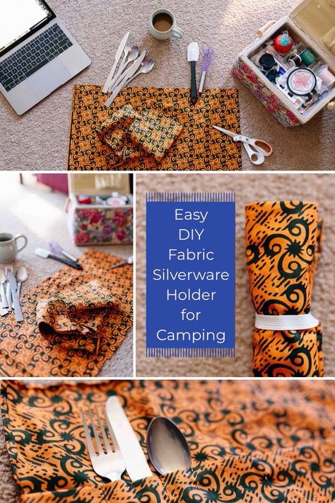 Make Craft, Silverware Holder, Outdoor Aesthetic, Adventure Theme, Hiking Backpacking, Handmade Journals, Travel Adventure, Diy Fabric, Outdoor Kids