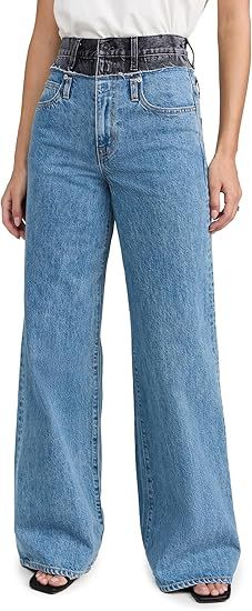 SLVRLAKE Women's Re-Work Eva Double Waistband Jeans at Amazon Women's Jeans store Double Waistband Jeans, Jeans Store, Trendy Accessories, Amazon Women, Chic Outfits, Women's Jeans, Everyday Wear, Women Jeans, Women Wear