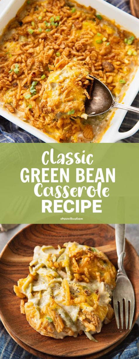 Creamy Green Bean Casserole, Green Bean Casserole With Bacon, Green Bean Casserole Bacon, Cheesy Green Beans, Thanksgiving Recipes Side Dishes Easy, Cheesy Green Bean Casserole, Creamy Green Beans, Casserole With Bacon, Best Green Bean Casserole