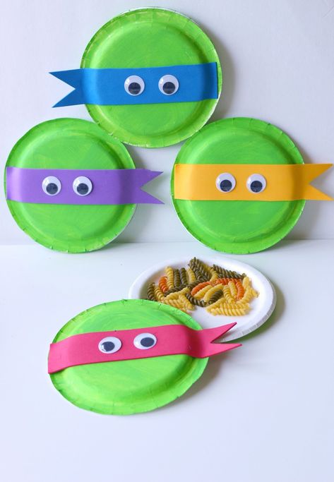 Ninja Turtle Crafts, Ninja Turtle Mask, Tmnt Party, Turtle Crafts, Crafts For Teens To Make, Ninja Turtle Party, Ninja Turtle Birthday, Turtle Birthday, Turtle Party