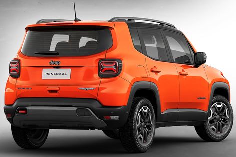 2022 Jeep Renegade Is Going To Be A Looker. Updated baby Jeep has been shown off in a striking orange hue. Orange Jeep, Jeep Renegade Trailhawk, Best Hybrid Cars, Best Wagons, Future Concept Cars, Best Electric Car, Fiat Toro, Best Crossover, Cool Vans