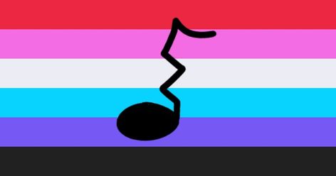 Music Xenogender, Music Gender, Xeno Flags, Xeno Hoard, Gender Pronouns, Gender Flags, Gotta Catch Them All, Lgbtq Flags, Lgbt Flag