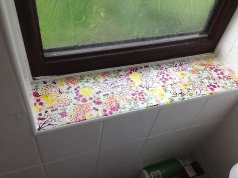 Windowsill Window Sill Painting Ideas, Painted Windowsill, Window Sill Painting, Windowsill Painting, Windowsill Ideas, Window Sill Decor, Bedroom 2024, Decoupage Projects, Trippy Wall