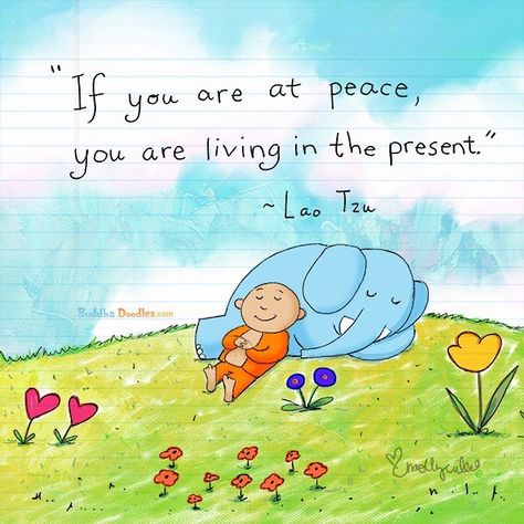 Buddha Doodles on Instagram: “today's doodle ❤️” Buddah Doodles, Buddha Doodle, Buddha Thoughts, Buddha Wisdom, Living In The Present, Happy Elephant, Tiny Buddha, Little Buddha, Buddha Quotes Inspirational