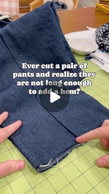 Pants Too Short Hack, How To Add Length To Pants, Add Length To Pants, How To Lengthen Pants, Easy Way To Hem Pants, Harram Pants, How To Sew Pants, Diy Pants, Pattern Grading