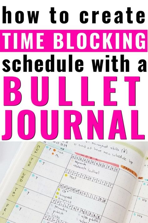 Learn how to create bullet journal time blocking layout to boost your productivity #anjahome #bulletjournal #bujo weekly & daily time block ideas | bujo inspiration Bullet Journal Time Blocking, Time Blocking Schedule, Archer And Olive, Journal Hacks, Organizing Time Management, Free Daily Planner, Goal Setting Planner, Block Scheduling, Grid Journal