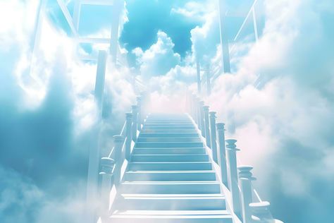 Heaven Stairs, Stair Design, Tree Saw, Stairway To Heaven, Cityscape Photos, Nature Backgrounds, To Heaven, Stairs Design, The Cloud