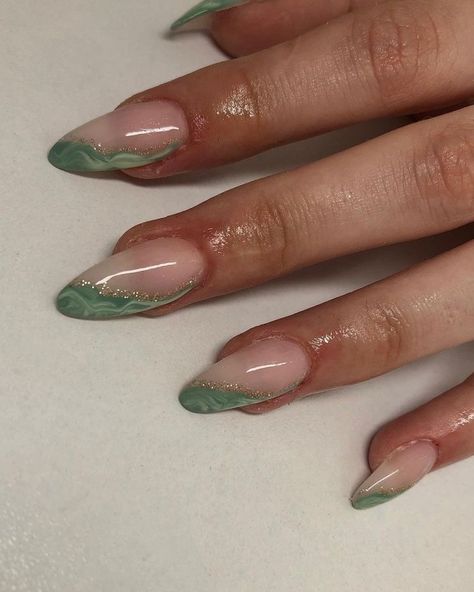 Simple Design Summer Nails, Jade Nails Designs, Natural Summer Nails, Summer Nails Simple, Simple Summer Nails, Jade Nails, Summery Nails, Her Nails, Simple Summer