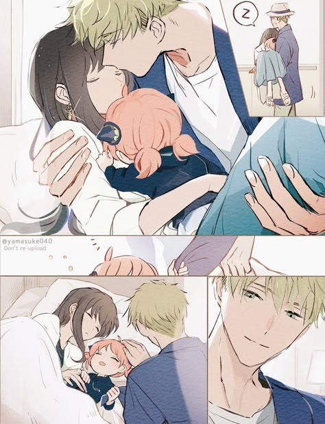 Skip Loafer, Kou Diabolik Lovers, Yor Loid, Spyx Family, Forger Family, Loid Yor, Anya X Damian, Cute Couple Comics, Loid Forger