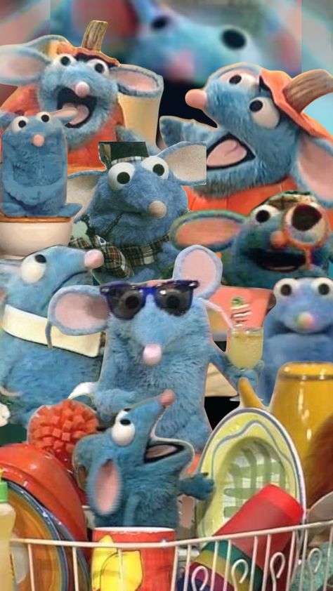 Tutter Mouse Wallpaper, Ricky Fort, Tutter Mouse, Salem Cat, Big Blue House, Cute Rats, Cool Wallpapers Cartoon, Funny Wallpaper, Pretty Photos