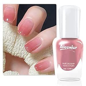 Light Pink Nail Polish, Light Nail Polish, Glossier Nail Polish, Water Based Nail Polish, Top Coat Nail Polish, Color For Nails, Light Pink Nails, Nude Nail Polish, Nude Nail