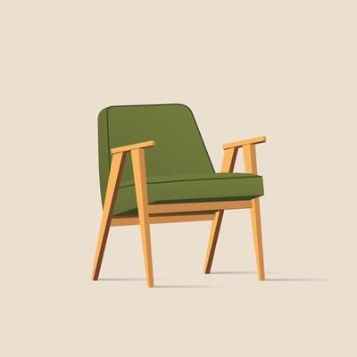 Chair Illustration, Chairs Logo, Vector Art Design, Chair Pictures, Illustration Art Design, Wooden Armchair, Old Chair, Simple Wallpapers, Vintage Chairs