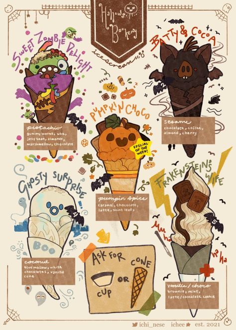 Food Doodles, Spooky Food, 귀여운 음식 그림, Foodie Art, Food Artwork, Food Illustration Art, Food Fantasy, Cute Food Drawings, Cute Food Art