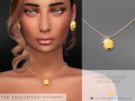 Sims 4 Necklace, Purple Heart Earrings, Aquamarine Necklace, Cc Sims, Sims Community, Rainbow Earrings, Sims Mods, Halo Diamond Engagement Ring, Cluster Earrings