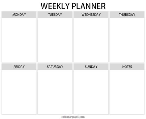 Weekly Planner Template Printable Free | Blank Week Schedule Planner | Weekly planner template, Schedule planner, Weekly schedule planner Blank Weekly Schedule, Planner Template Printable, Best Weekly Planner, Daily Schedule Printable, Weekly Schedule Printable, Weekly Planner Free Printable, Weekly Schedule Planner, Weekly Planner Free, 달력 디자인