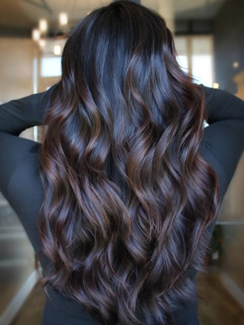 Balayage Cafe, Dark Brown Highlights, Highlights For Dark Brown Hair, Light Brown Highlights, Highlights Ideas, Black Hair Balayage, Light Blonde Highlights, Fav Products, Hair With Highlights