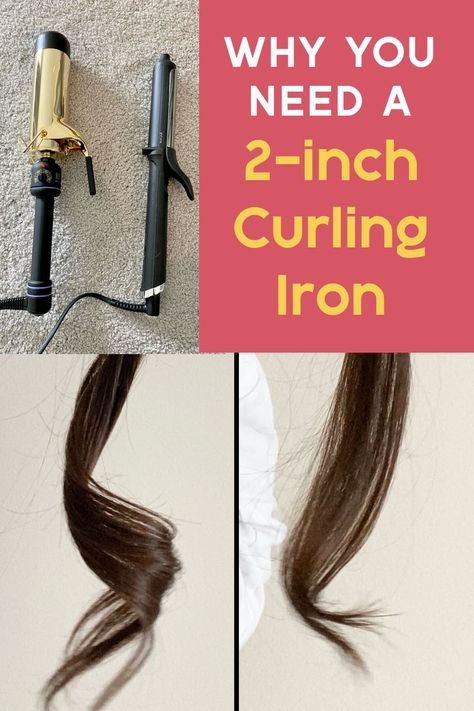 Kristin ess 2-inch curling iron 2inch Curling Iron Curls, Curling Iron Short Hair, 2 Inch Curling Iron, 1 Inch Curling Iron, A Blowout, Hair Tool Organizer, Wedding Hair Up, Curling Iron Hairstyles, How To Curl Short Hair