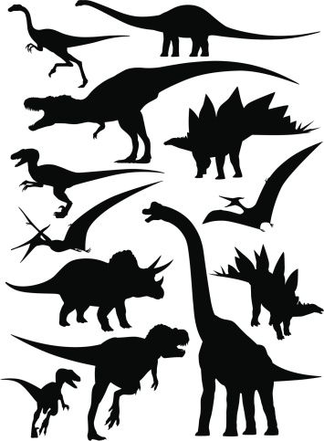 Silhouette Dinosaur Dino - Free vector graphic on Pixabay Dinosaur Vector, Dinosaur Activities Preschool, Dinosaur Silhouette, Dinosaur Room, Dinosaur Themed Birthday Party, Dinosaur Images, Dinosaur Activities, Dinosaur Theme Party, Dinosaur Crafts