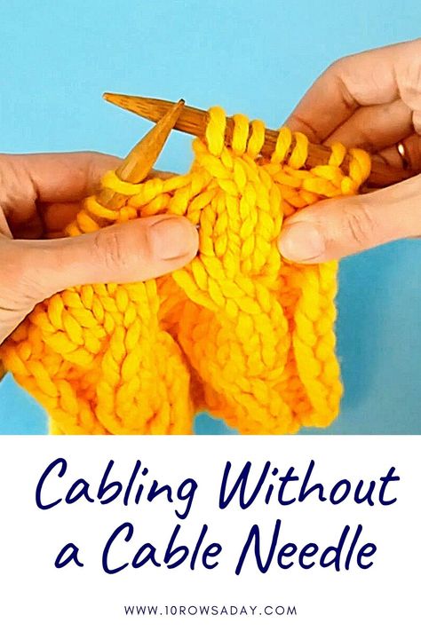 Cable Knit Crochet Pattern, How To Knit Cables For Beginners, Learning Knitting, Knit Cable Pattern, Knitting Tutorial For Beginners, Knit Stitch Patterns Cables, Crochet Unicorn Pattern Free, Lilac Cottage, Knitting 101