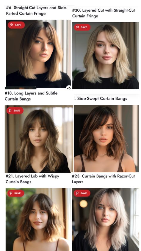 Lob With Side Part, Lob Haircut Round Face, Curtain Bangs Side Part, Bangs Side Part, Lob Hair, Layered Lob, Bangs Side, Side Parting, Rave Hair