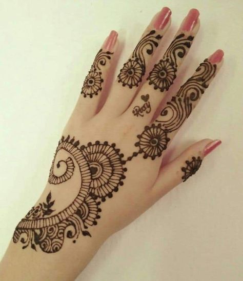 Hana Tato, Hina Design, Mehndi Hands, Henna Practice, Baby Mehndi Design, New Mehndi Design, Cute Henna Designs, New Mehndi, Tato Henna