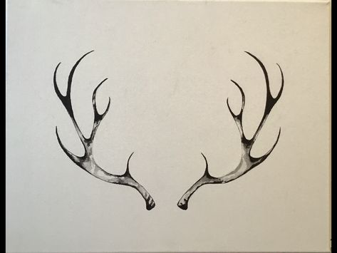 Dear Horn Tattoo, Deer Antler Tattoo Design, Deer Antler Sketch, Antler Arm Tattoo, Dear Antlers Drawing, Antlers Tattoos For Women, Minimalist Antler Tattoo, Dainty Antler Tattoo, Small Elk Tattoo