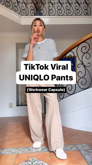 Kristine Fernandez on Instagram: "Featured @uniqloau pieces: ✖️ Pleated Wide Pants - 39 Dark Brown ✖️ Pleated Wide Pants - 32 Beige ✖️ Pleated Wide Pants - 09 Black ✖️ Fine Cloth Easy Care Checked Slim Fit Shirt (Semi-wide Collar) - 68 Blue ✖️ Cotton Oversized Short Sleeve Striped T-Shirt - 00 White ✖️ American Sleeve Cropped Bra Sleeveless Top - 27 Orange ✖️ Cotton Long Sleeve Shirt - 00 White ==== PS I’ve been wearing these pants throughout the weekend and got stopped at least 3 times by peo Brown Pleated Trousers Outfit, White Pleated Shorts Outfit, White Pleated Pants Outfit, Miss Fernandez Capsule, Pleated Wide Pants Outfit, Uniqlo Pleated Wide Pants Outfit, Beige Pleated Pants Outfit, Beige Wide Pants Outfit, Brown Pleated Pants Outfit