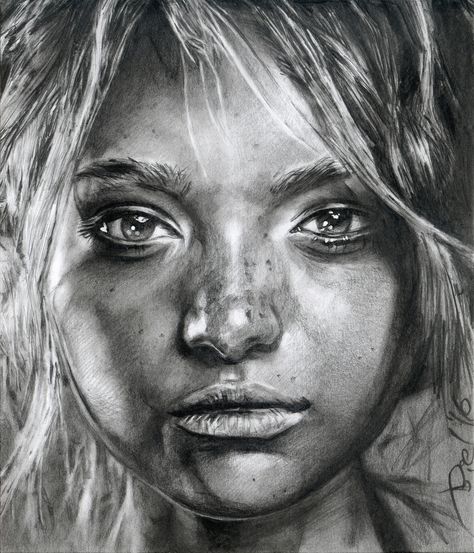 ArtStation - .., Łukasz Biel Animals Tattoo, Gemma Ward, Plan Image, White Drawing, Flower Doodles, Black And White Drawing, Realistic Art, Pencil Portrait, A Pencil